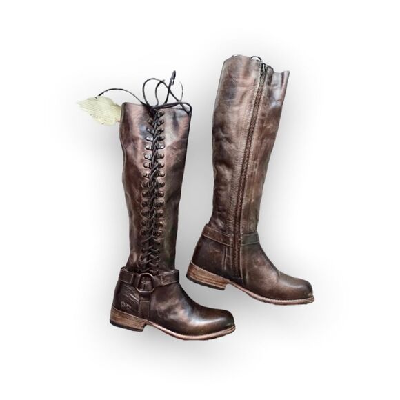 Bed Stu | Shoes | Freepeople X Bed St Burnley Laceup Tall Boots | Poshmark